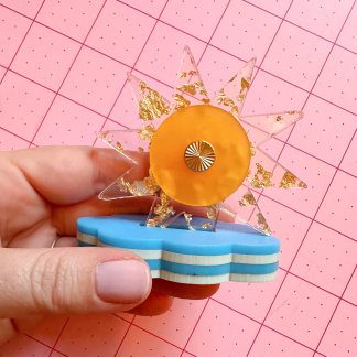 Feral Notions Sun and Clouds Thread Cutter